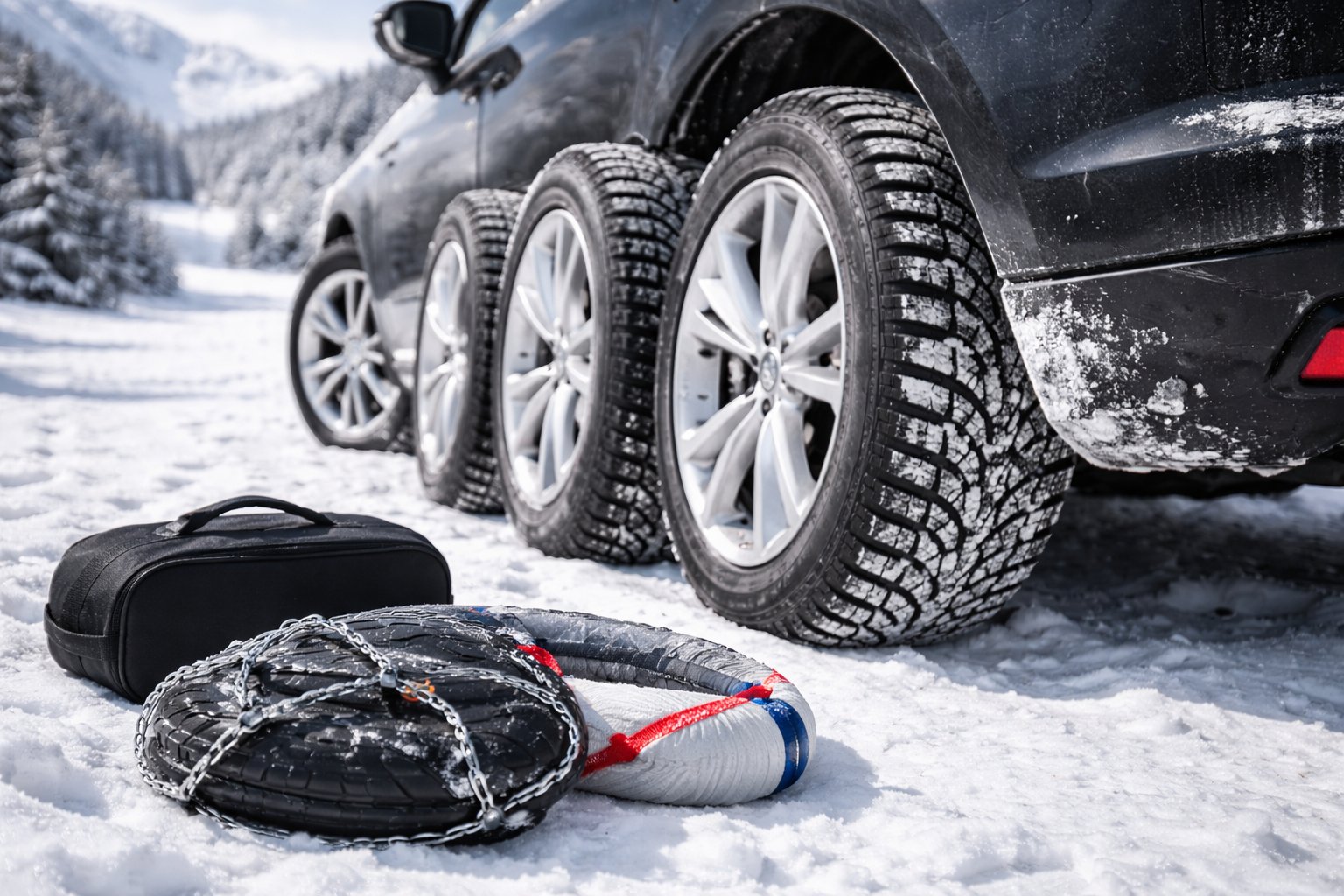 Combien de pneus neige sont obligatoires ?