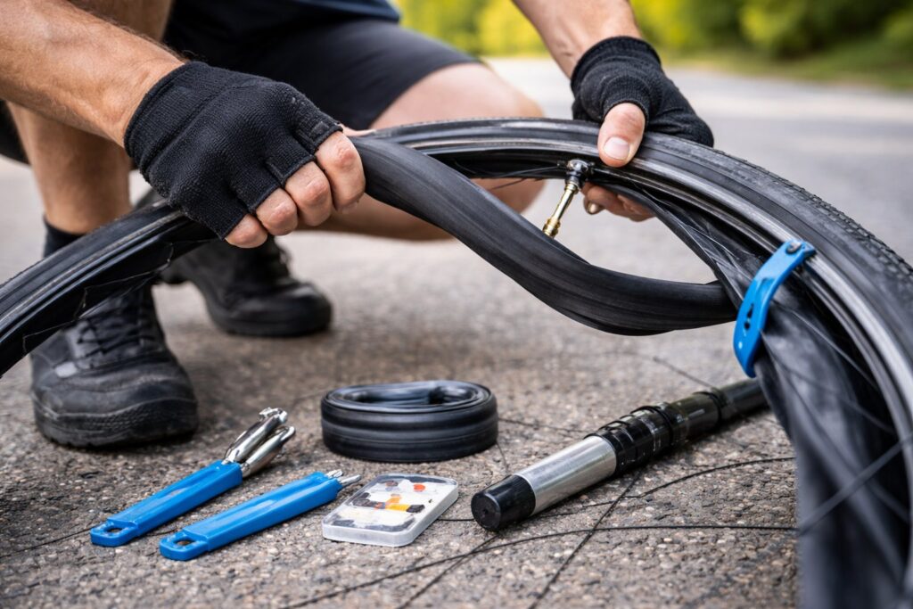 Comment changer un pneu de vélo correctement ?