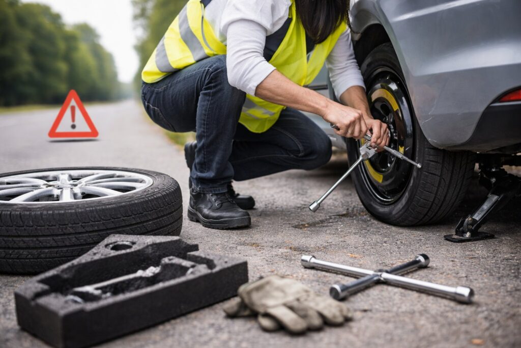 Comment changer un pneu de voiture en sécurité ?