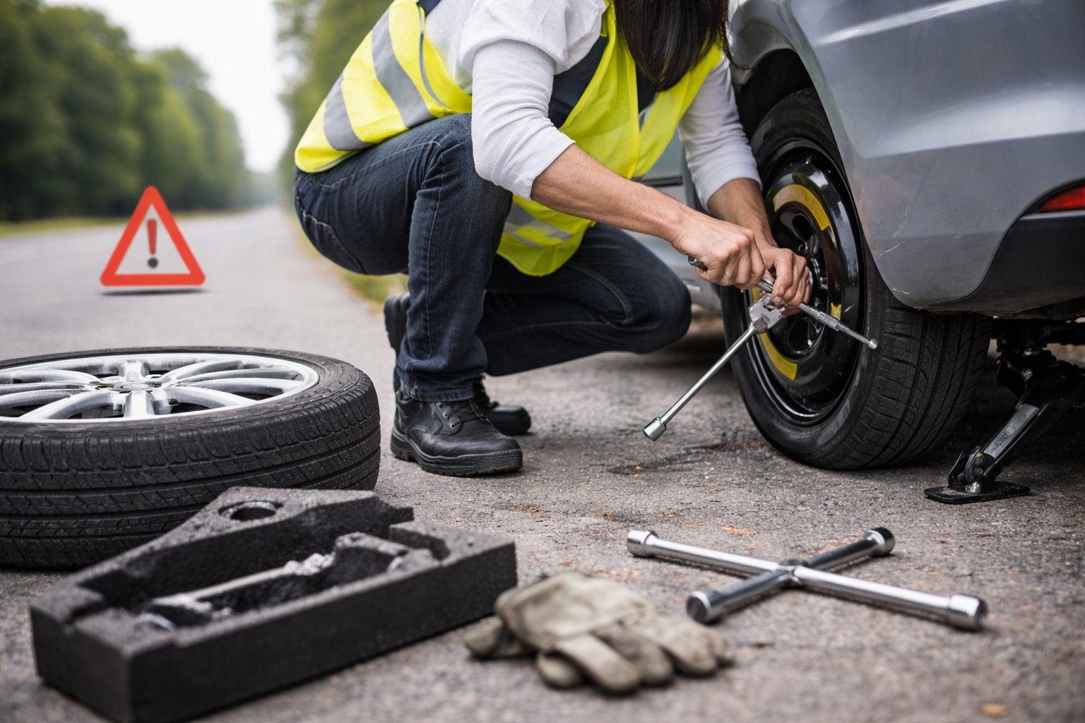 Comment changer un pneu de voiture en sécurité ?