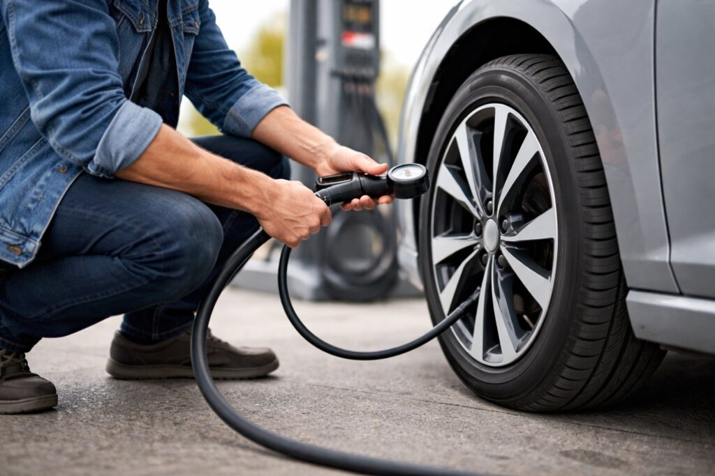 Comment gonfler un pneu de voiture correctement ?